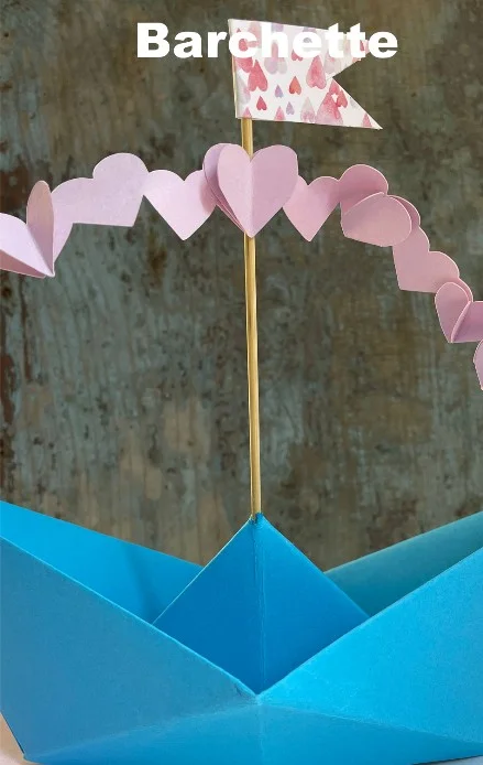 origami barchette colorate